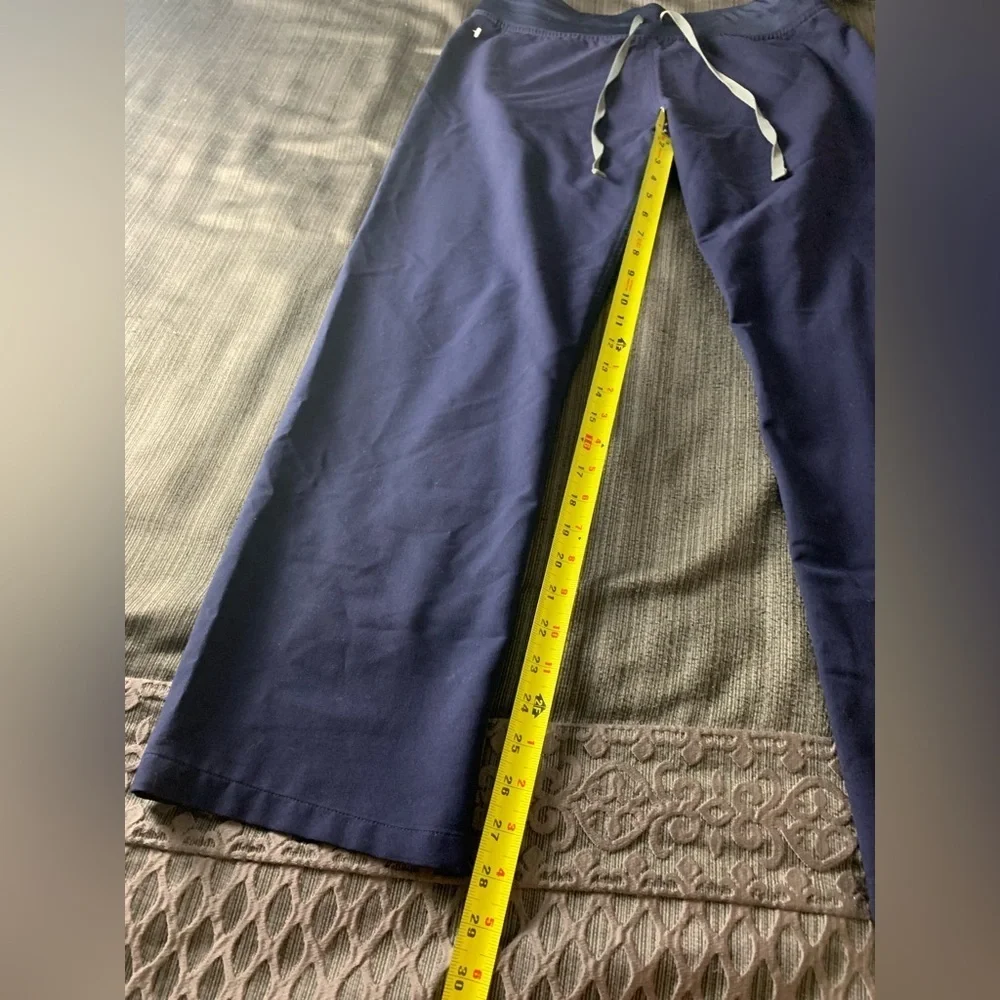 Figs Technical Collection Scrub Pants Straight Leg Navy Blue Medium P